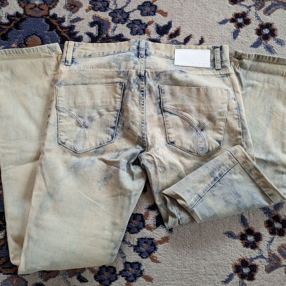 Men's Calvin Klein Slim Acid Wash Denim 30x32